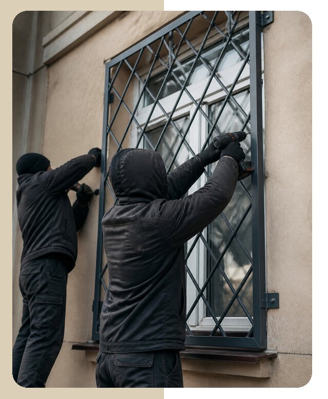 Установка антивандальных решеток на окна в Клинцах